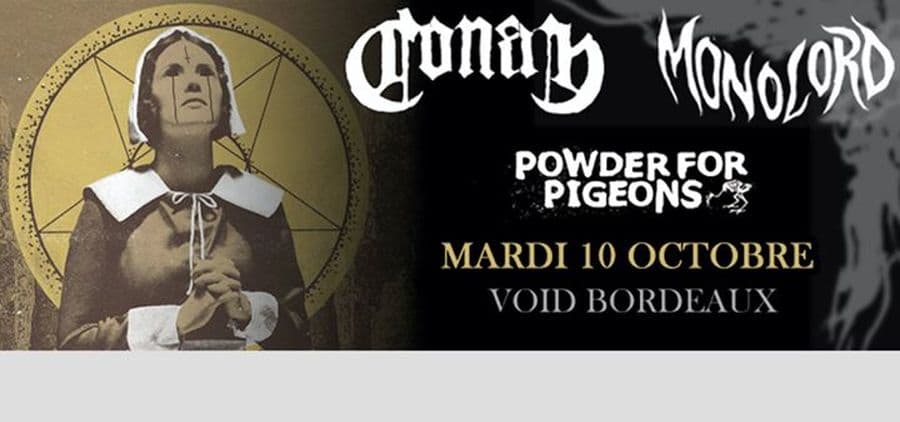Make It Sabbathy #42 : avec Monolord + Conan + Powder for pigeons