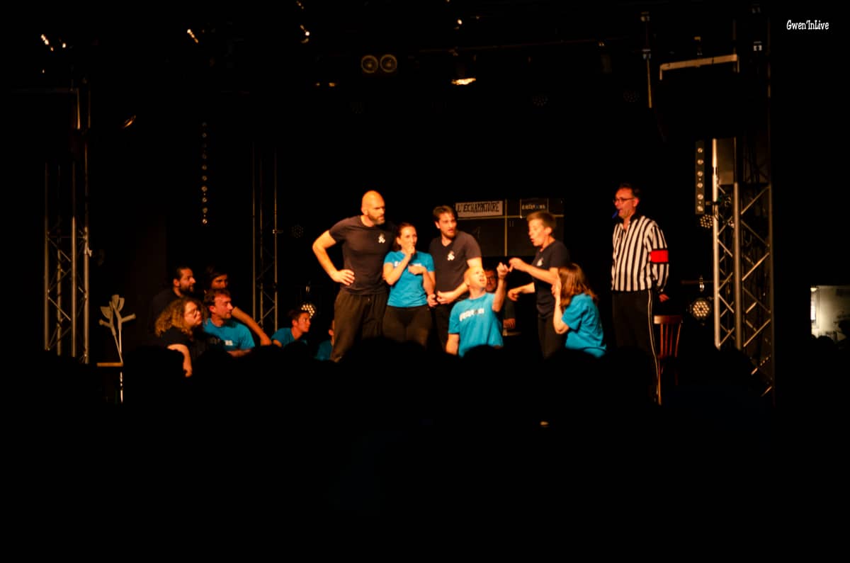 Match d'improvisation théâtrale avec Les Électrons Lib'