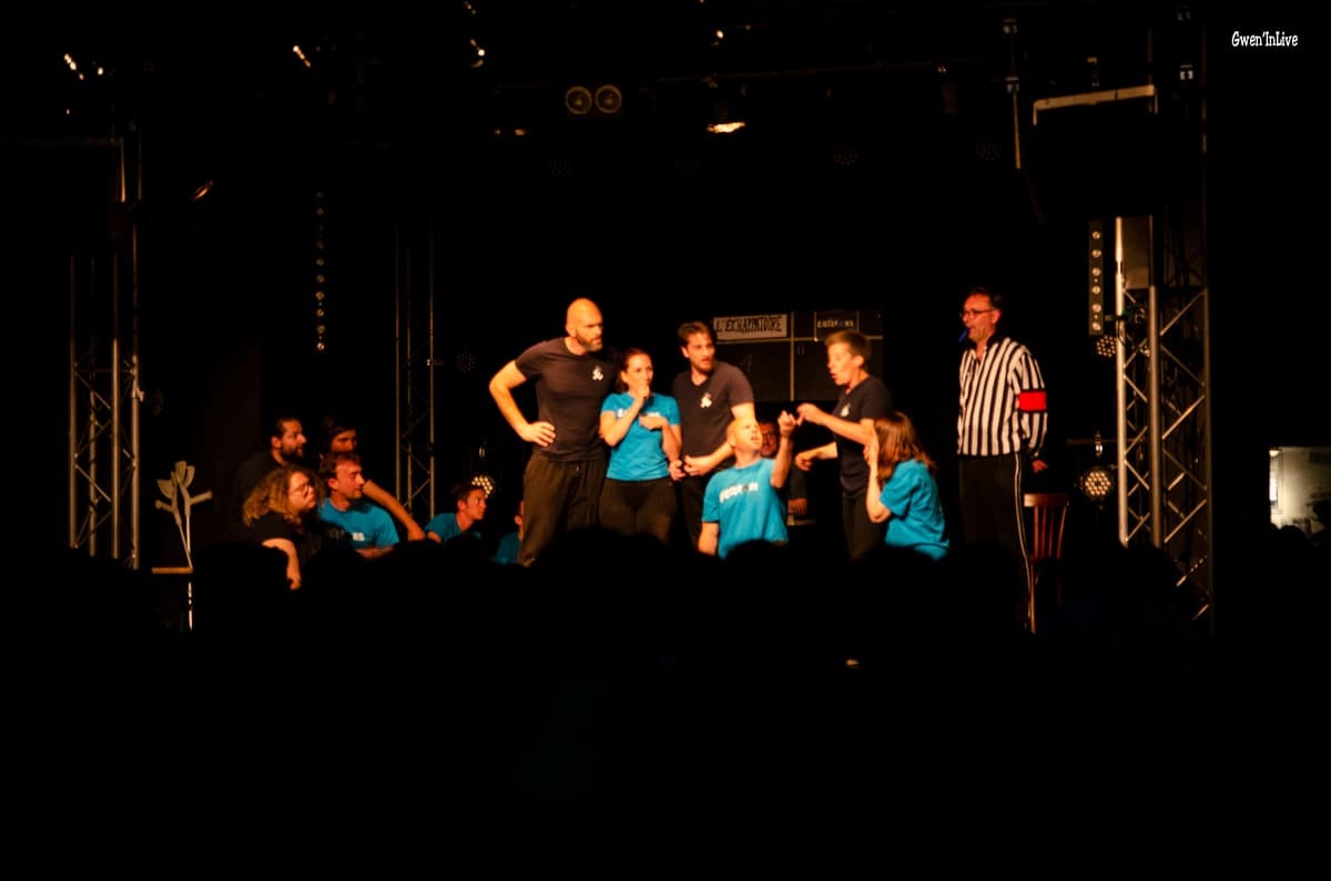 Match d'improvisation théâtrale avec Les Électrons Lib'