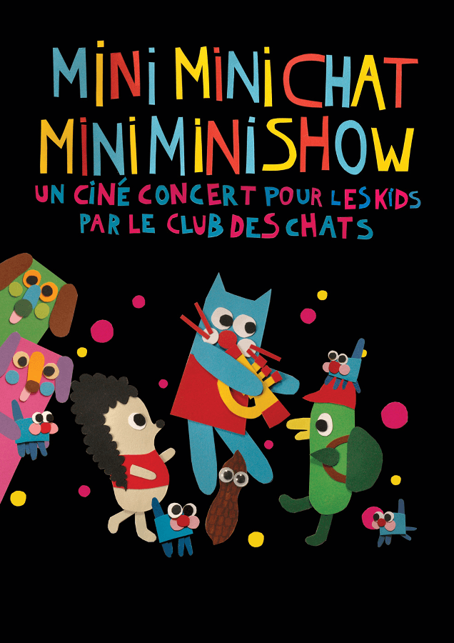 Mini Mini Chat Mini Mini Show - Ciné-concert jeune public dans le cadre du Carnaval des 2 Rives