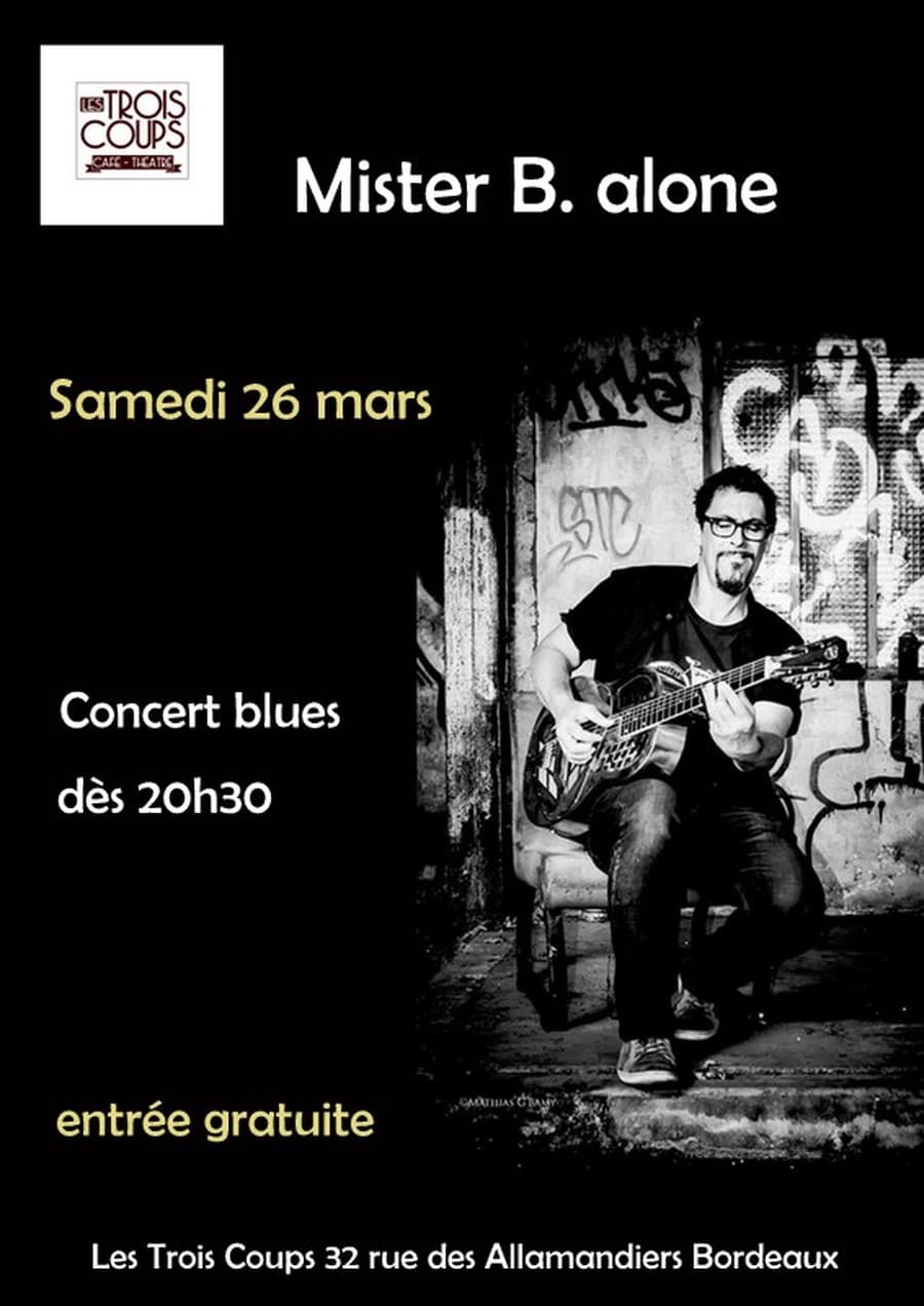 Mister B. alone