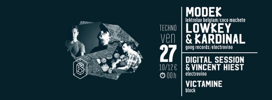 MODEK / LOWKEY et KARDINAL / DIGITAL SESSION & VINCENT HIEST / VICTAMINE
