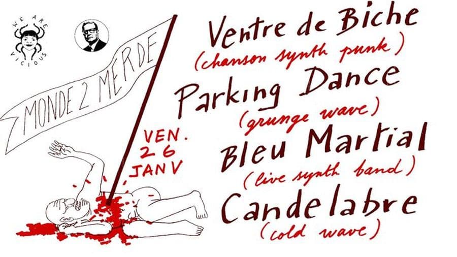 Monde2merde : avec Ventre de biche + Candélabre + Parking Dance + Bleu Martial