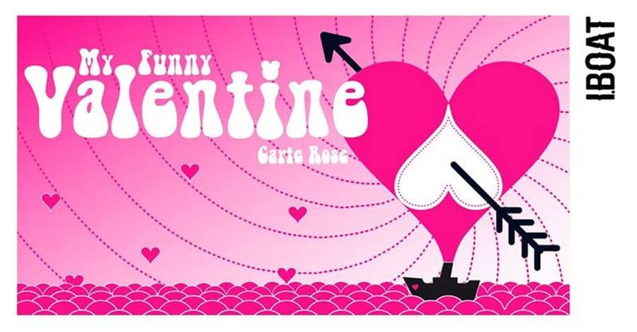 My Funny Valentine - Carte Rose Saint Valentin