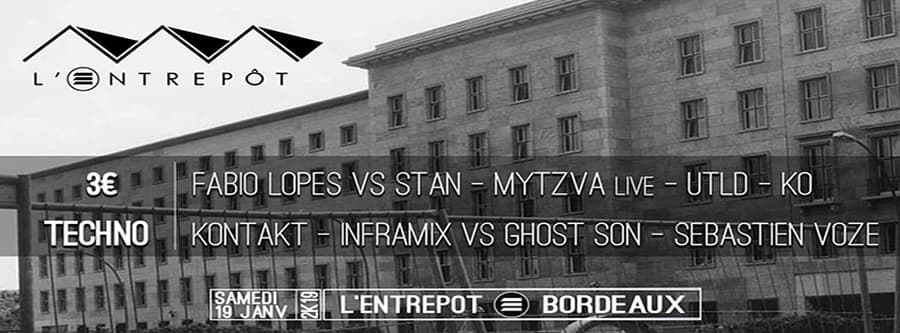 MYZTVA + FABIO LOPES vs STAN + KΘNT∆KT + SEBASTIEN VOZE + INFRAMIX vs GHOST SON + UTLD + KO