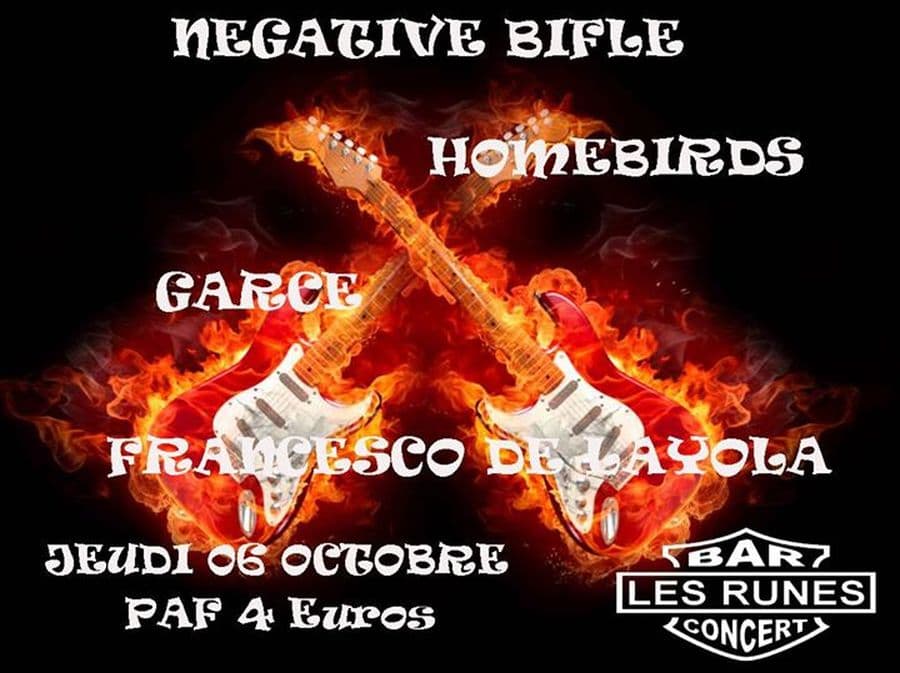 Negative Bifle + Homebirds + Garce + Franscesca de Layola