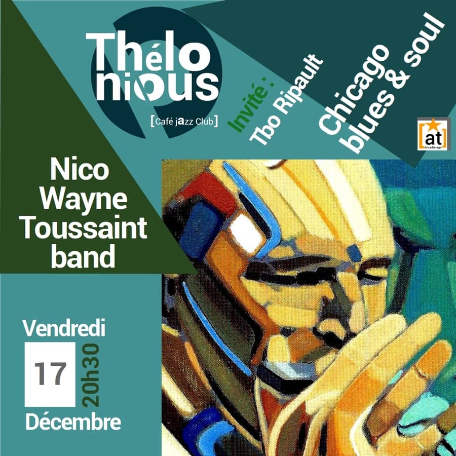 Nico Wayne Toussaint band + Invité : TBo Ripault