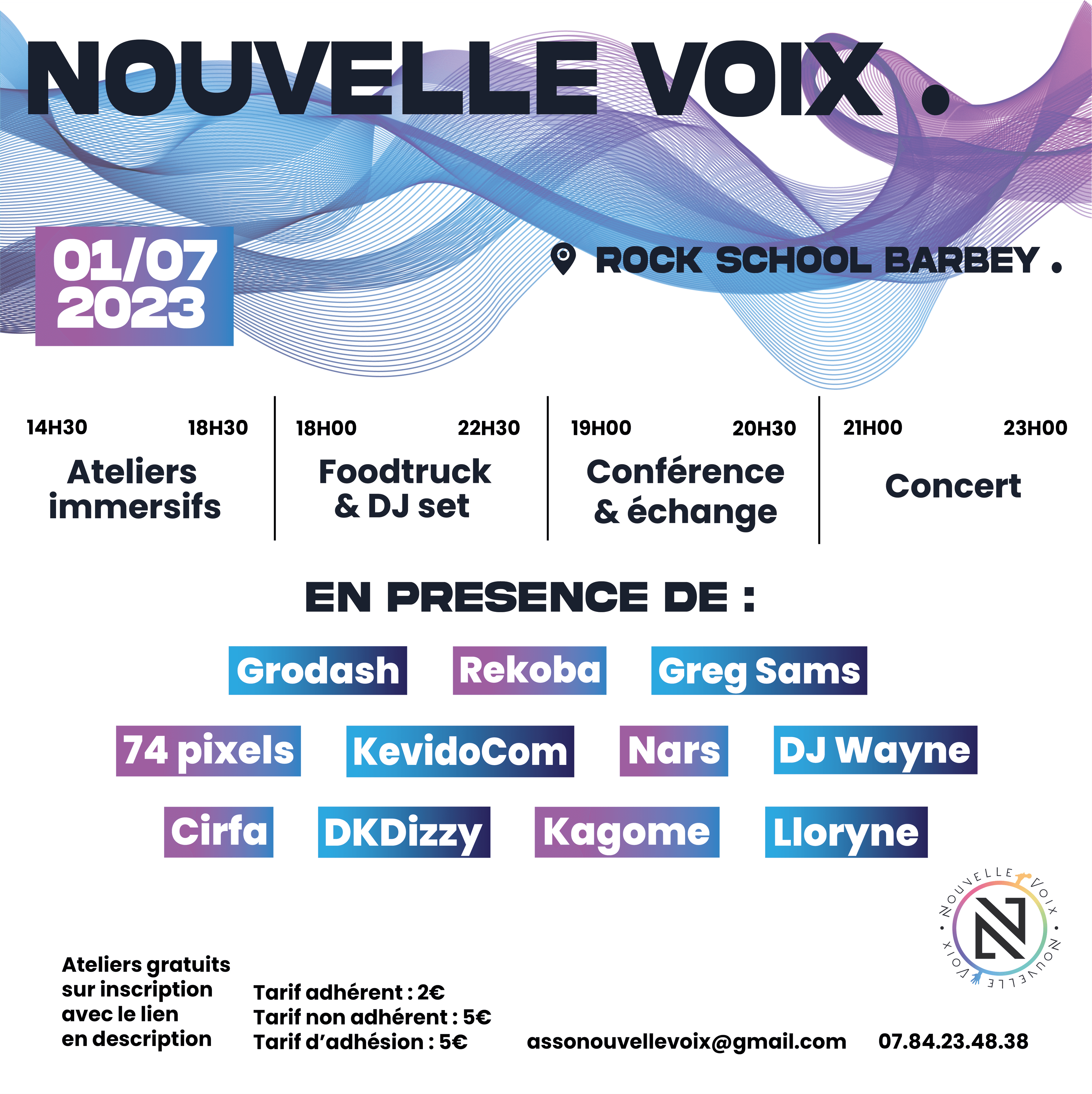 Nouvelle Voix : Concerts, DJ set, Conférences et ateliers immersifs