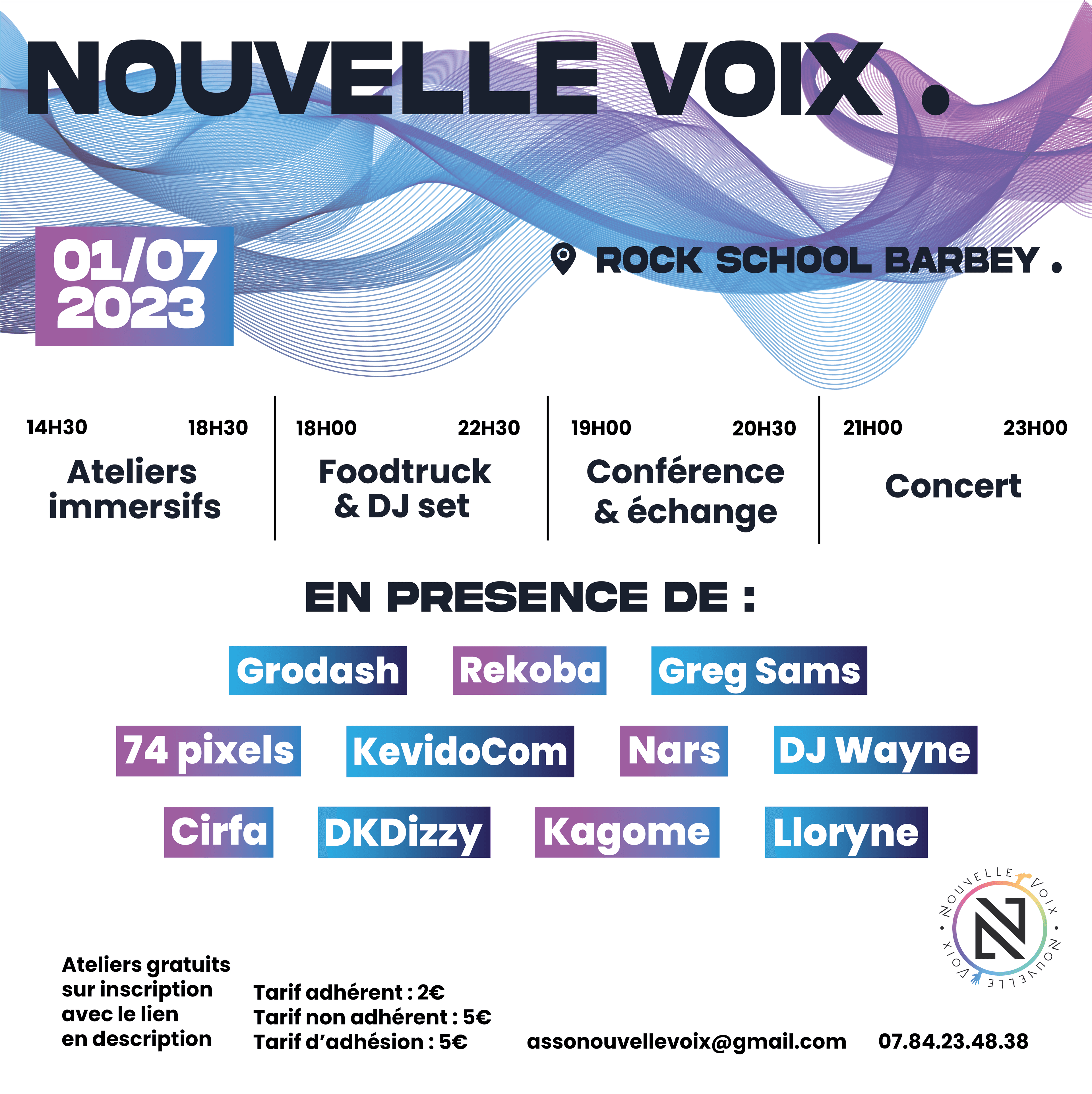 Nouvelle Voix : Concerts, DJ set, Conférences et ateliers immersifs