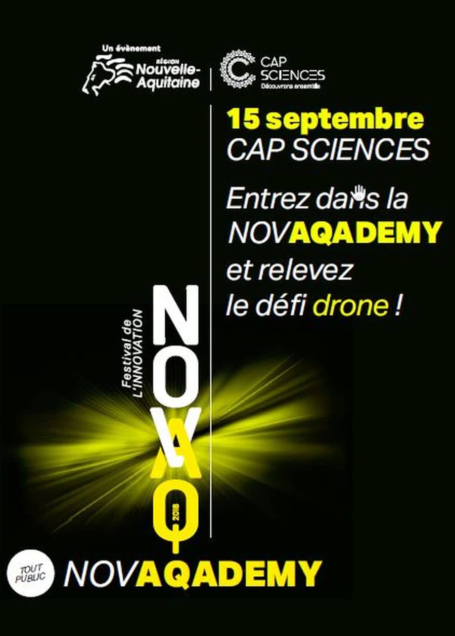 NOVAQADEMY : Drones et images… pilotez, explorez