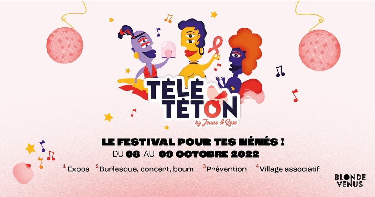 Octobre Rose - Le Télététon : le festival pour tes nénés !