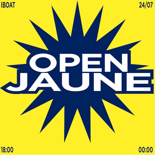 Open Jaune / L'Orangeades Dj's + Amplitudes + Owlshake