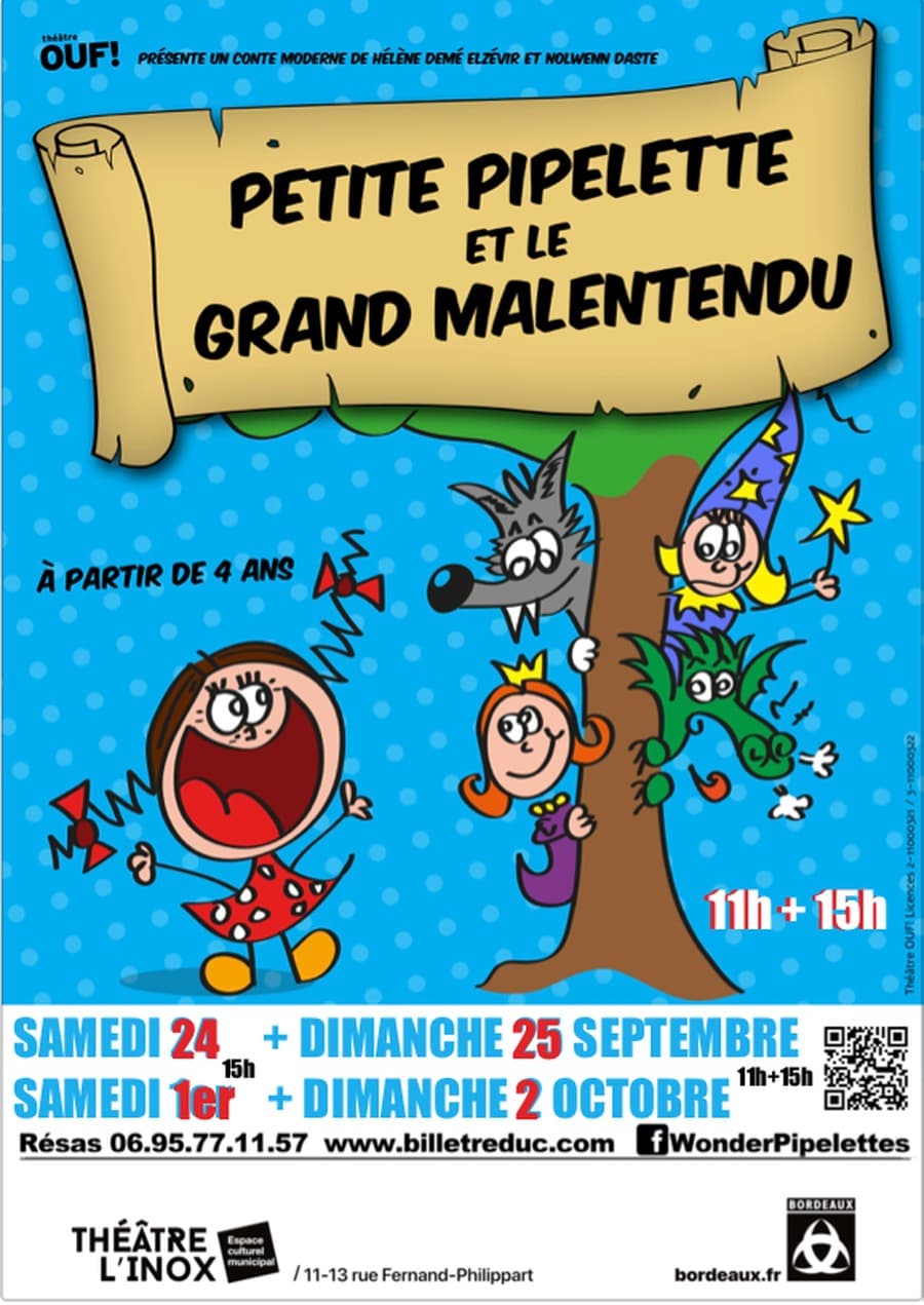 Petite Pipelette et le Grand Malentendu - Conte théâtralisé