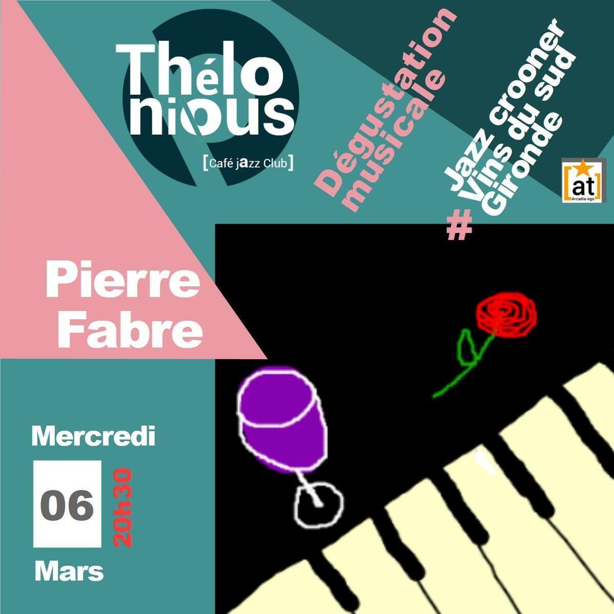 Pierre Fabre jazz crooner + dégustation musicale ''les vins du Sud Gironde''