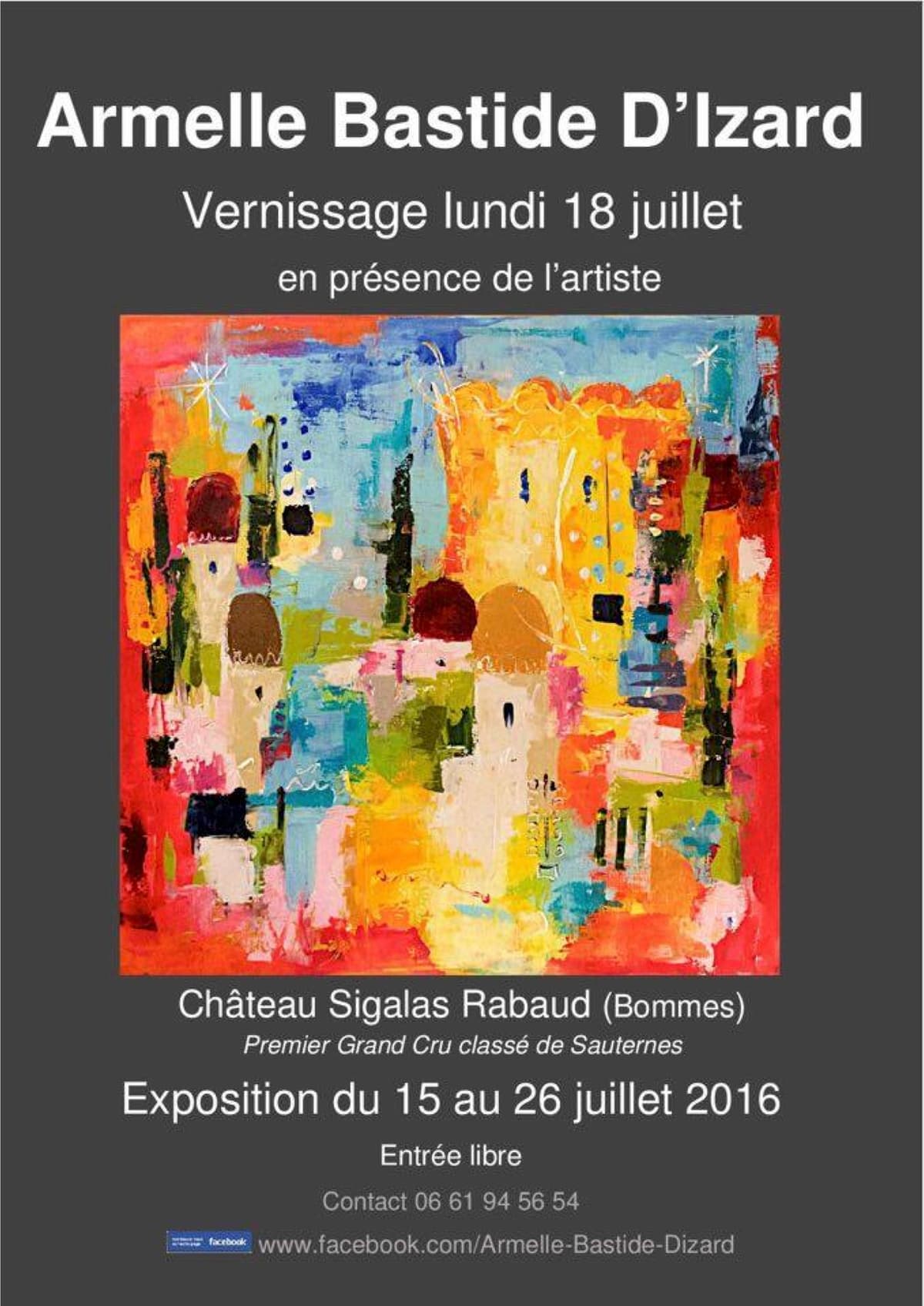 Quand Art et Terroir entrent en osmose : Exposition d'Armelle Bastide d'Izard