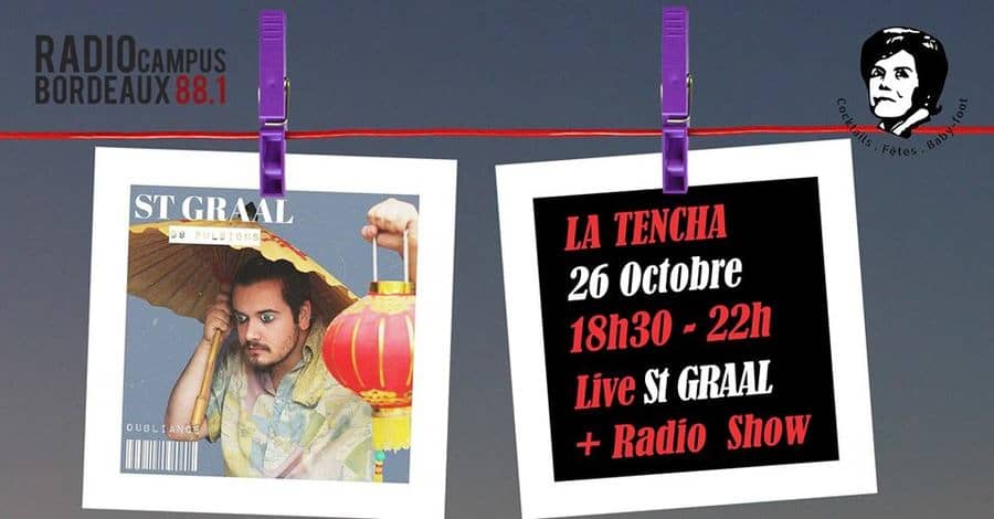 Radio Campus Bordeaux en direct de La Tencha, avec St Graal