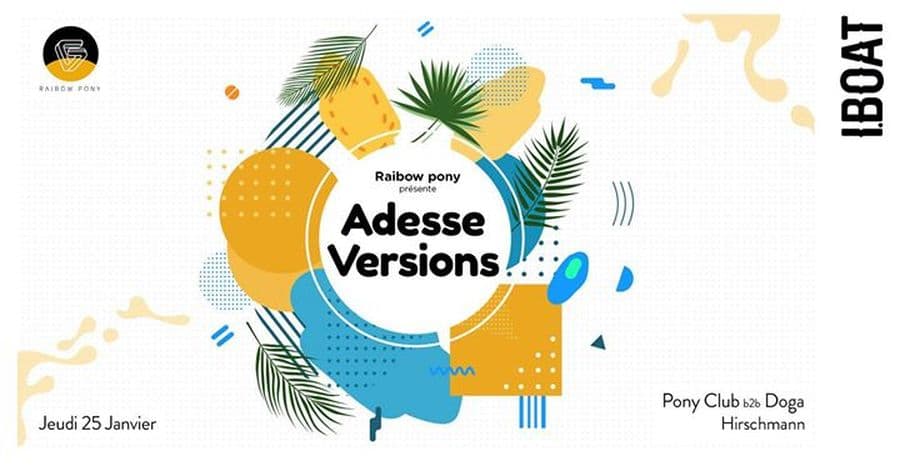 Raibow Pony invite Adesse Versions + Hirschmann