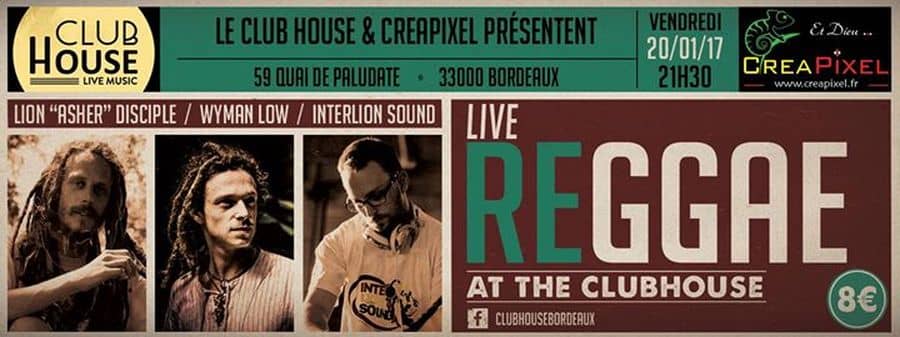 Reggae Party ! avec Wyman Low + Lion Disciple + Interlion Sound