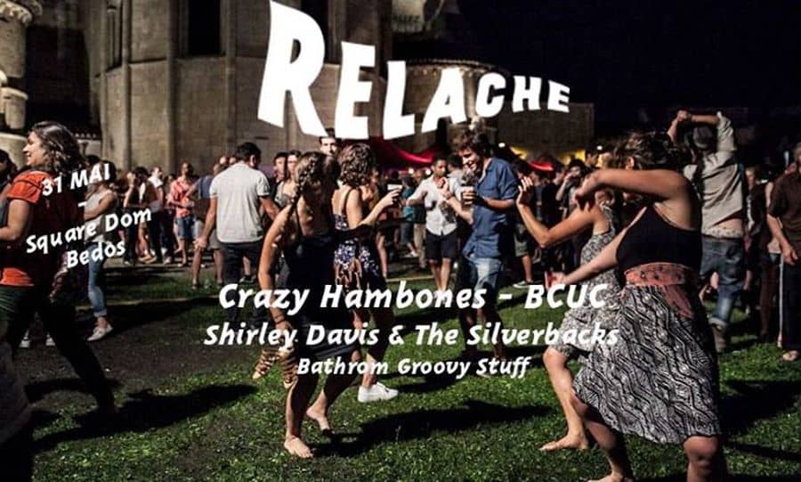 Relache #8, Lancement : avec Crazy Hambones + BCUC + Shirley Davis & The Silverbacks