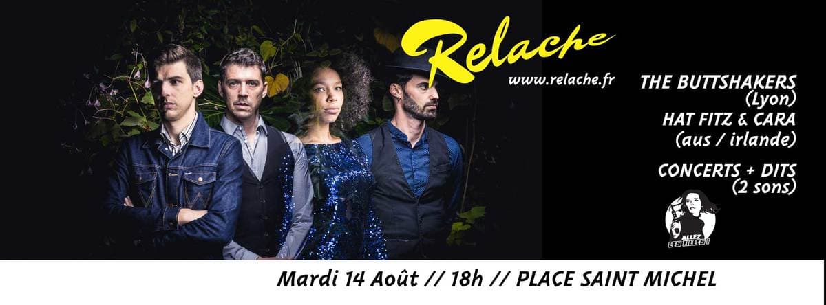 Relache #9 : avec Hat Fitz & Cara + The Buttsharkers