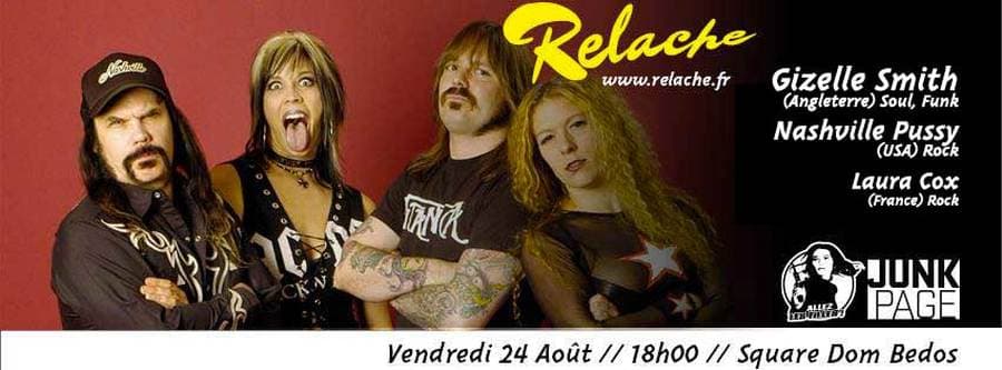 Relache #9 : avec Nashville Pussy + Gizelle Smith + Laura Cox
