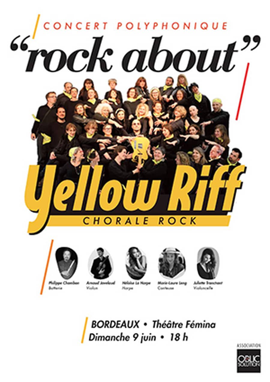 « ROCK ABOUT » par la chorale rock YELLOW RIFF