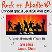 Rock En Abadie #2 Avec Alive + Girafes + Less One + Lawrence Collins Band + David Pilarsky