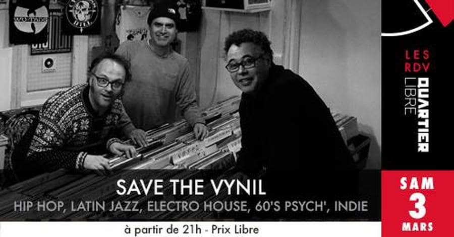 Save the Vynil avec Energy Dreeg, Martial Jesus & Baboosh