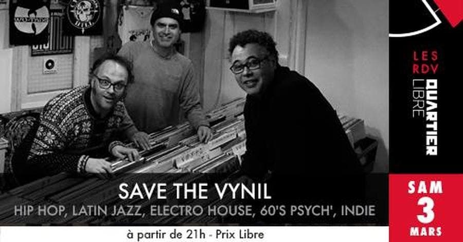 Save the Vynil avec Energy Dreeg, Martial Jesus & Baboosh