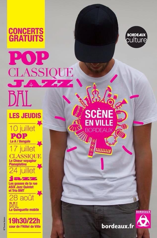 Scène en ville Bal Populaire