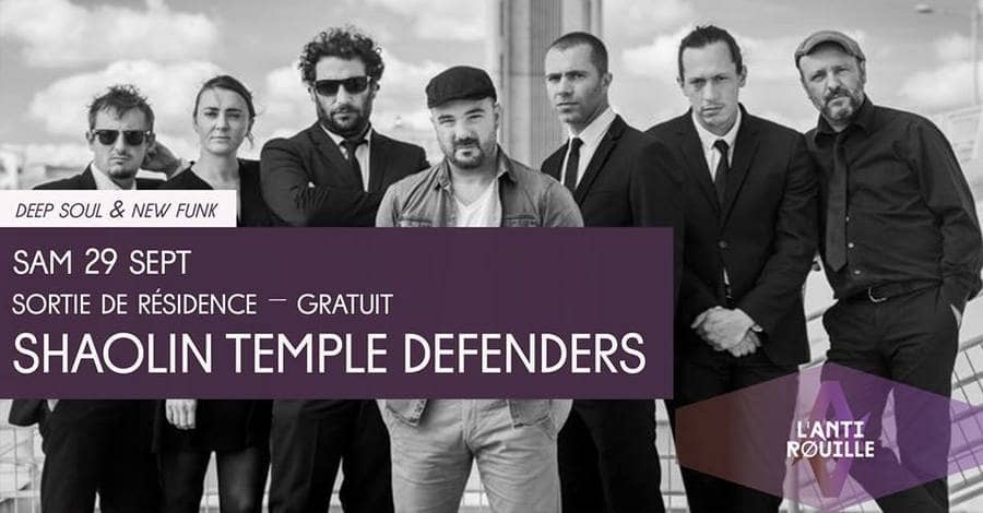 SHAOLIN TEMPLE DEFENDERS - Concert de sortie de résidence