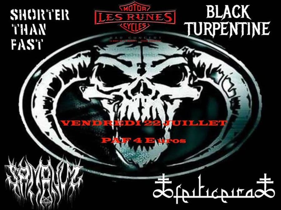Shorter Than Fast + Black Turpentine + Samanum + Feiticeira