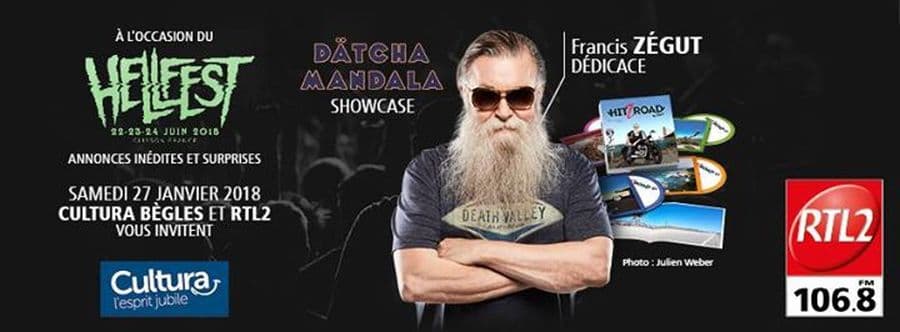 Showcase de Dätcha Mandala + Francis Zégut + l'équipe du Hellfest