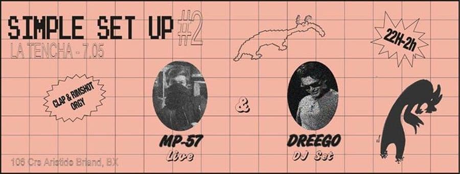Simple Set Up #2 avec MP-57 live + Dreego dj set