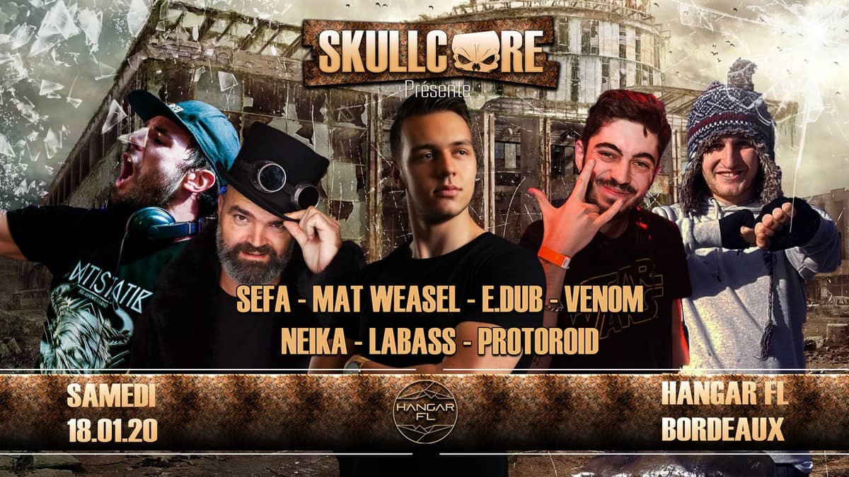 Skullcore : avec Sefa + E.Dub + Mat Weasel + Venom + Neika