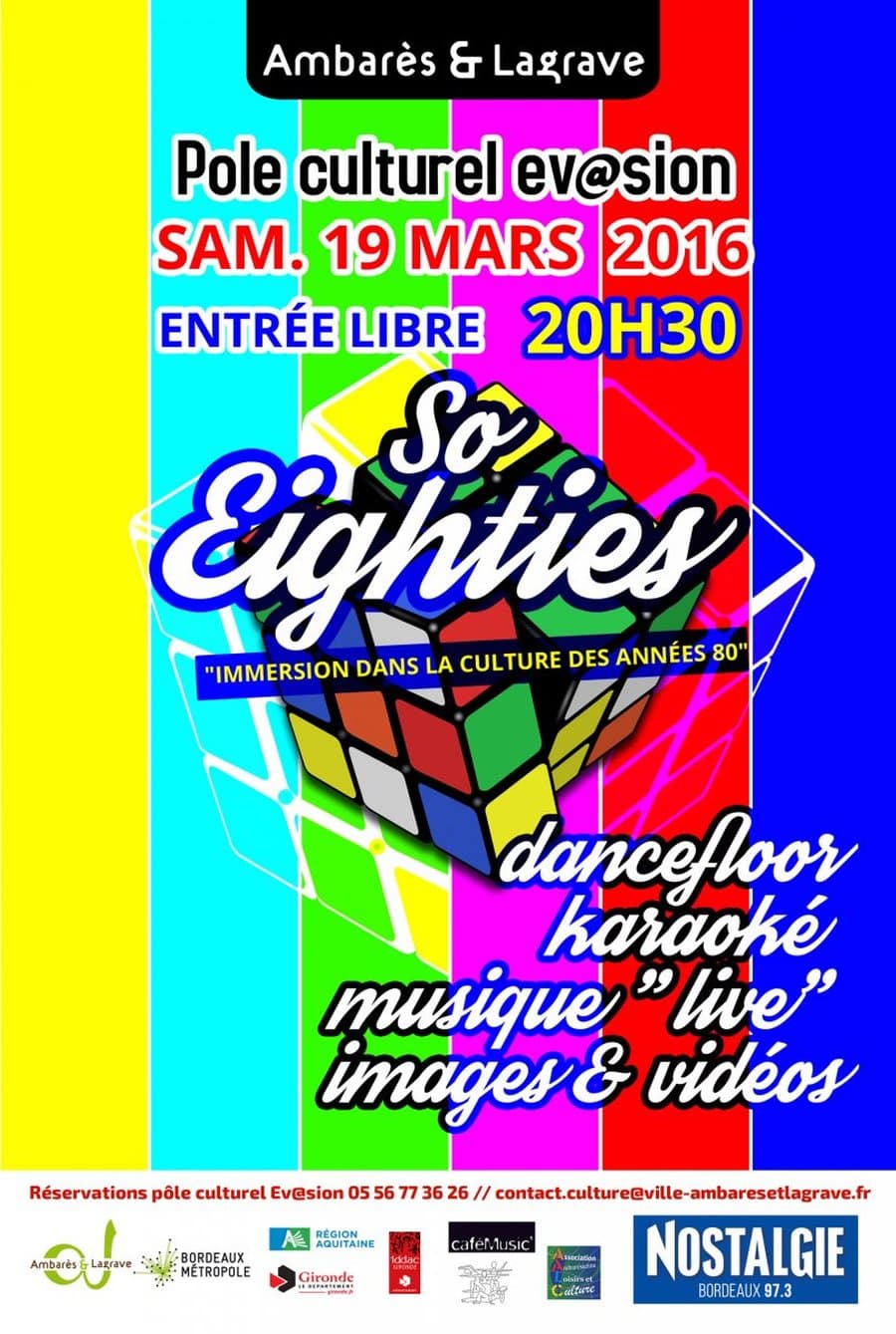So Eighties ! Immersion dans la culture des années 80