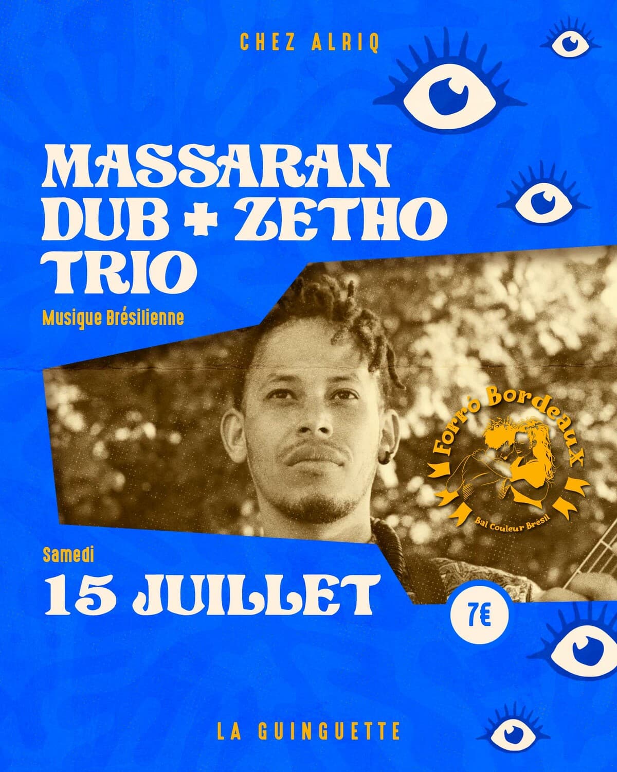 Soirée Brésilienne avec Massaran Dub + Zêtho trio