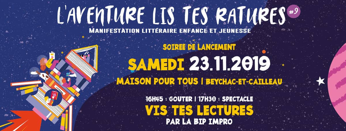 Soirée de lancement - BIP Impro - Lis Tes Ratures #9