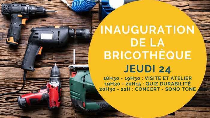 Soirée d'inauguration de la bricothèque de La Boucle