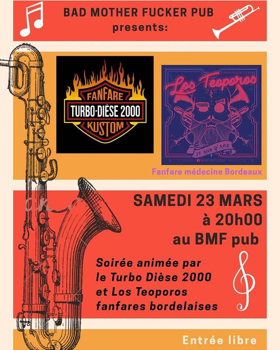 Soirée Fanfares - Los Teoporos + Turbo Dièse 2000