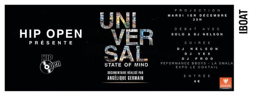 SOIREE HIP OPEN - UNIVERSAL STATE OF MIND