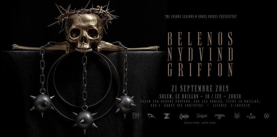 SOIREE PAGAN BLACK METAL : avec BELENOS + NYDVIND + GRIFFON