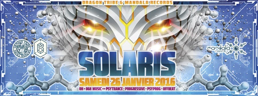 SOLARiS Trance Party : avec Kaayaas Live ☯ Dj Kokmok ☯ Dj Alec ☯ Dj Fred*x ☯ Astrolabe ☯ Nico Psyart