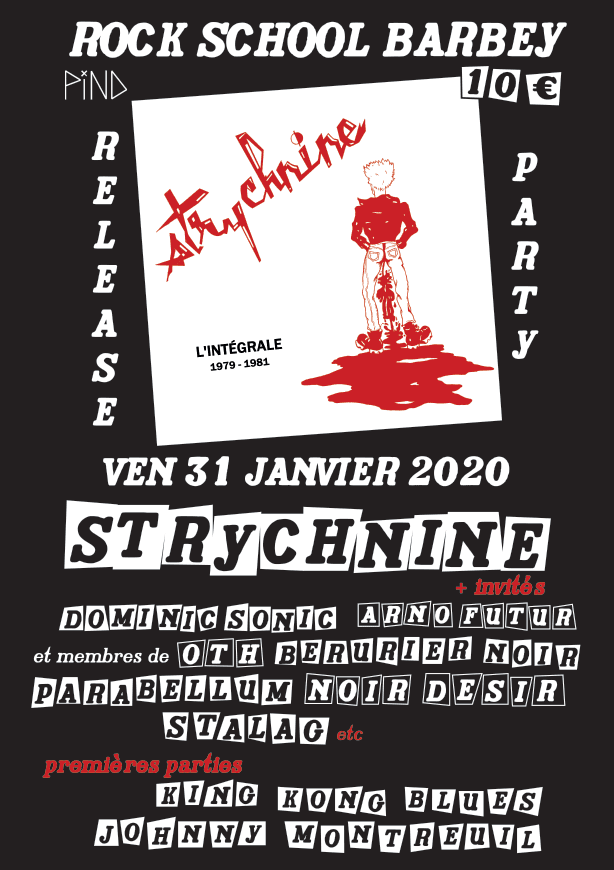 Strychnine + invités + KING KONG BLUES et JOHNNY MONTREUIL