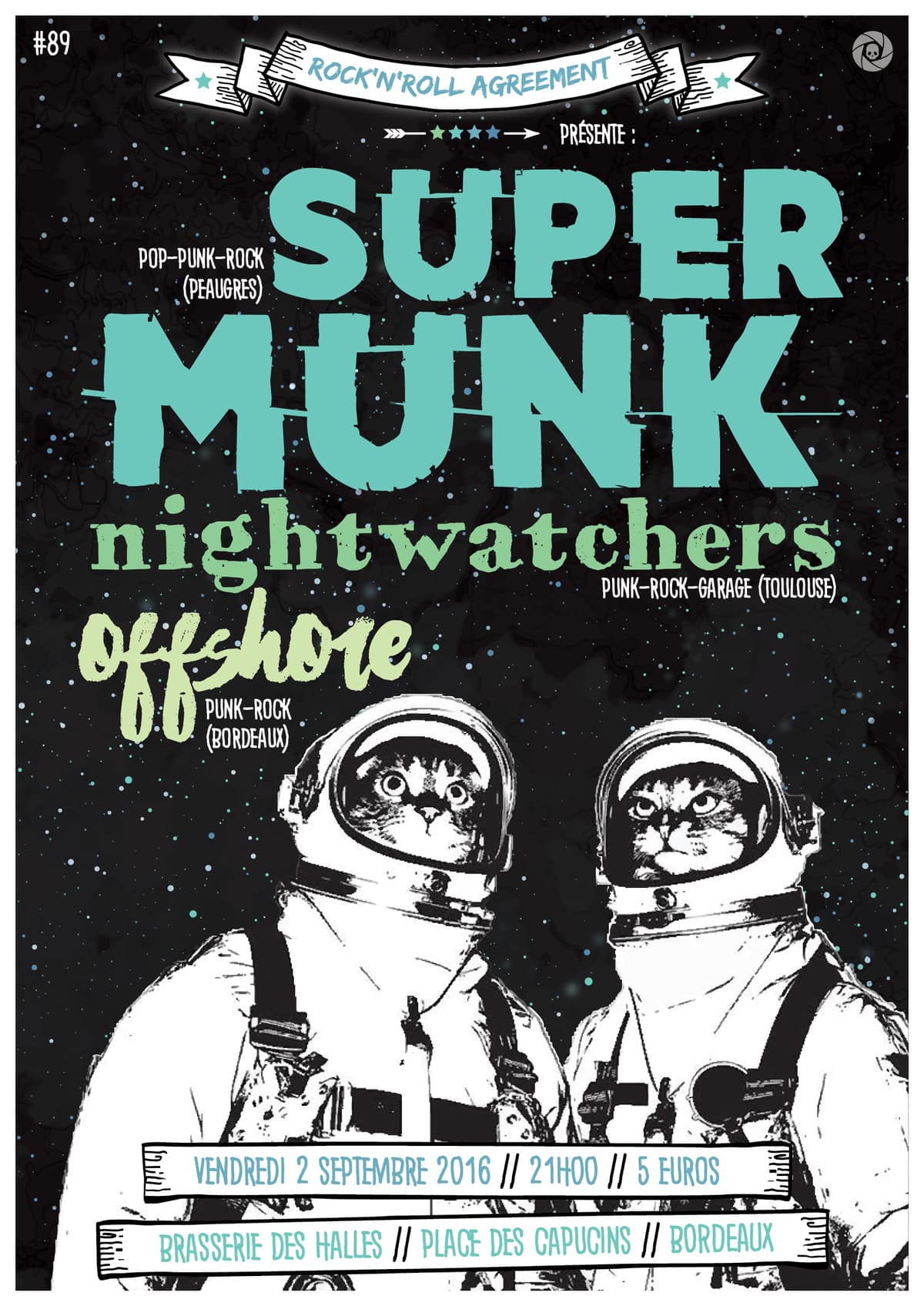 SUPERMUNK + NIGHTWATCHERS + OFFSHORE!