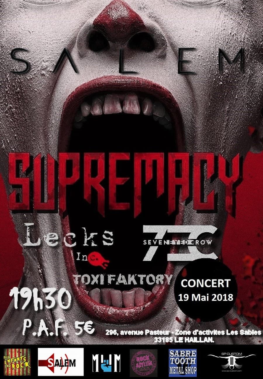 Supremacy + Seven Eyed Crow + LECKS Inc. + Toxi Faktory