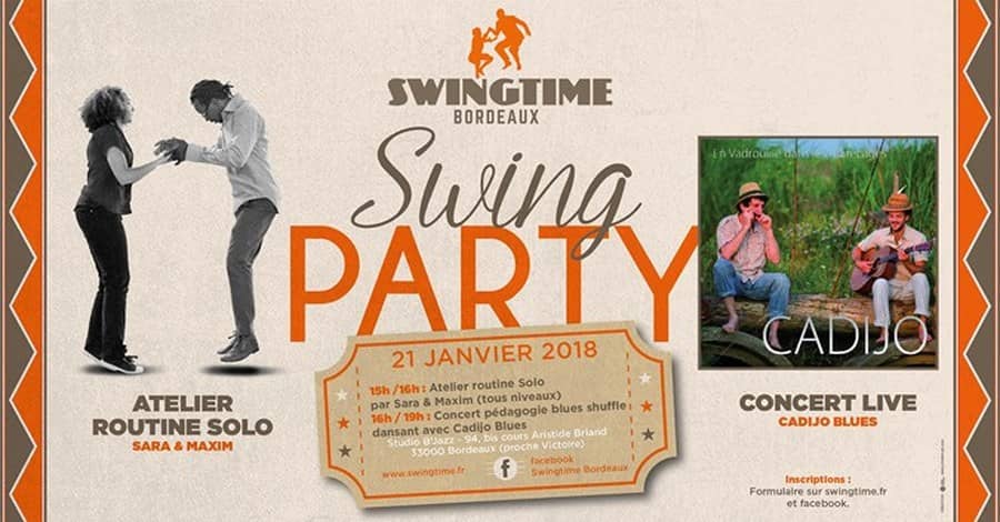 Swing Party : concert pédagogique & stage solo