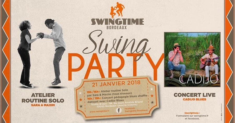 Swing Party : concert pédagogique & stage solo