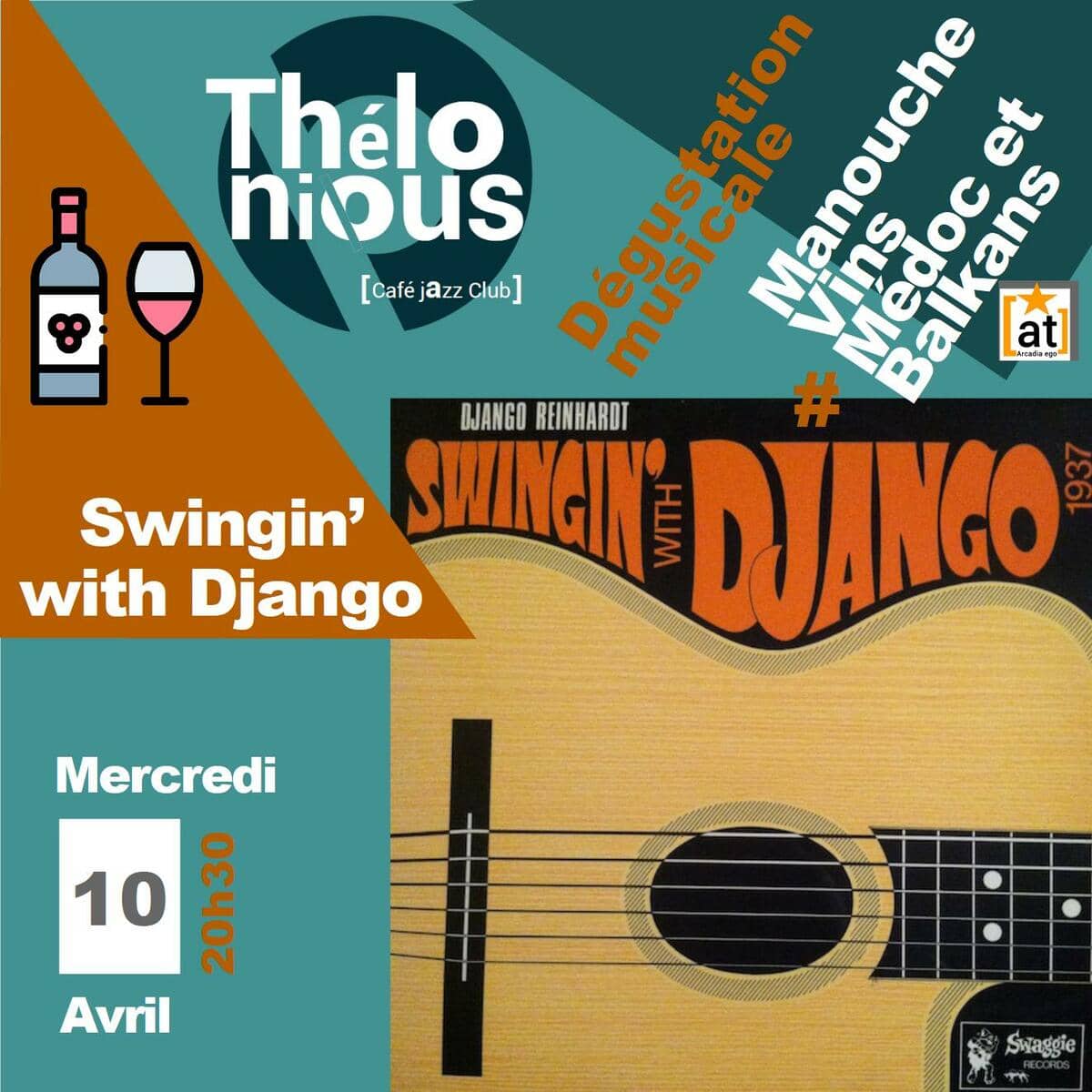 Swingin' with Django + dégustation musicale ''Vins du Médoc et Balkans''
