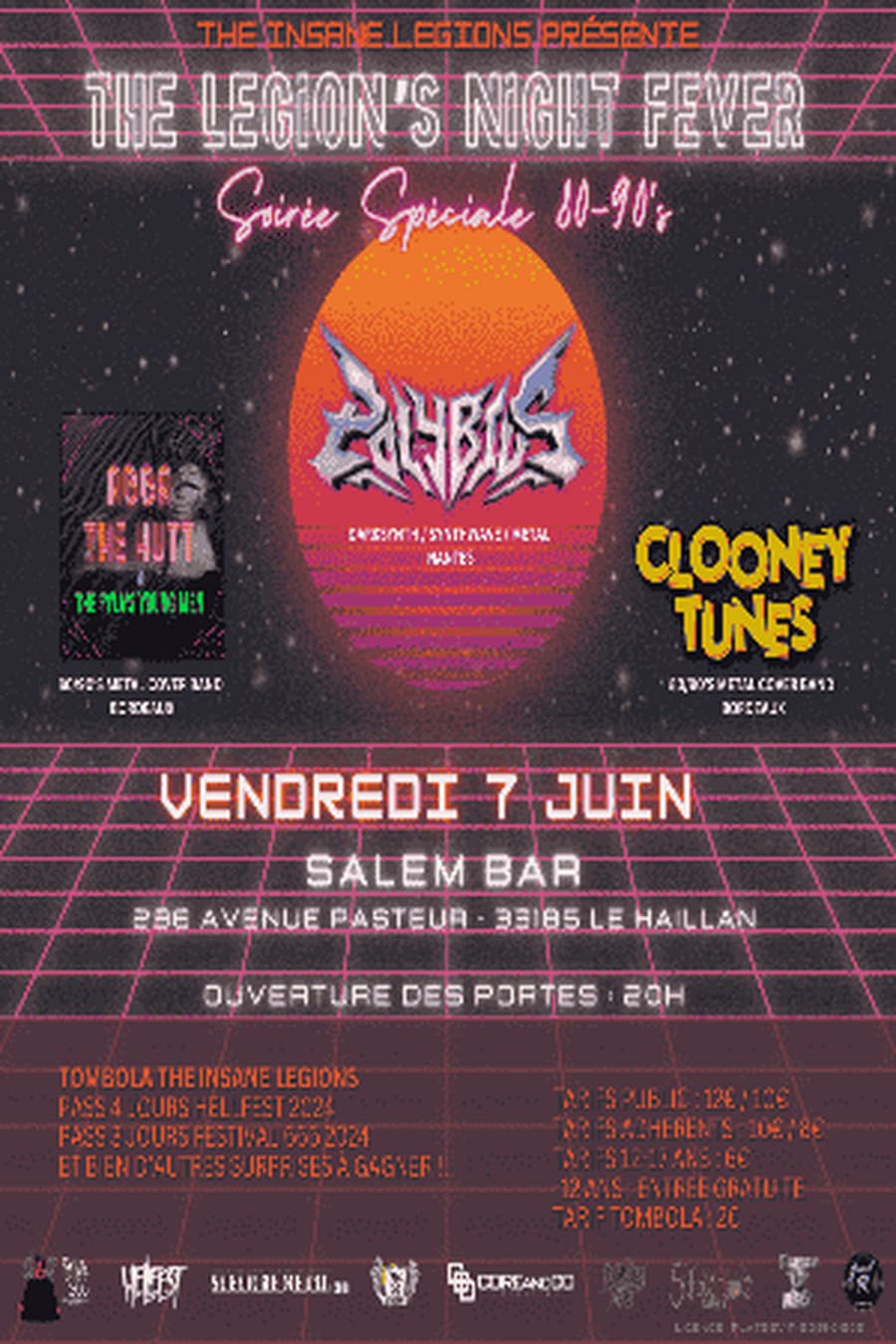 THE LEGION'S NIGHT FEVER - SOIRÉE SPÉCIALE 80/90'S